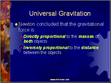 Universal Gravitation