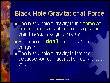 Black Hole Gravitational Force