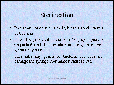 Sterilisation