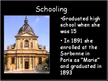 Schooling