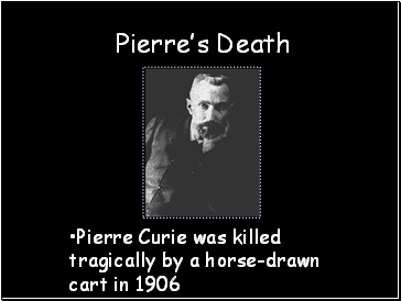 Pierre’s Death