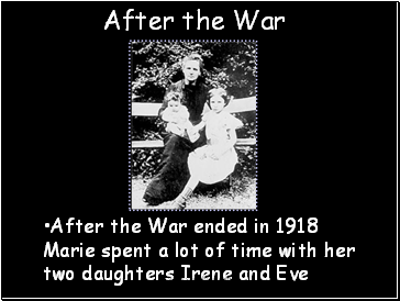 After the War