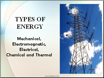 TYPES OF ENERGY