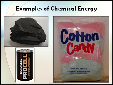 Examples of Chemical Energy