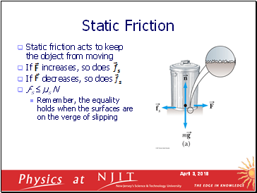 Static Friction