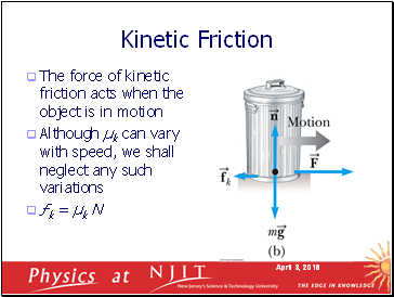 Kinetic Friction