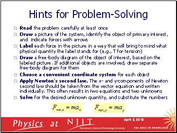 Hints for Problem-Solving