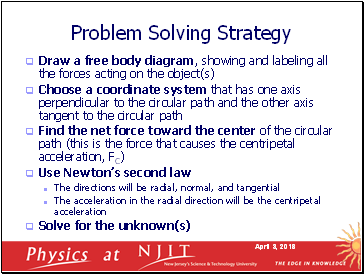 Problem Solving Strategy