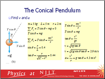 The Conical Pendulum