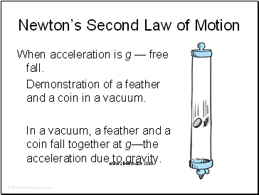 Newtons Second Law of Motion