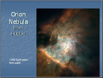 Orion Nebula from Hubble