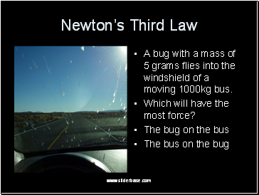 Newtons Third Law