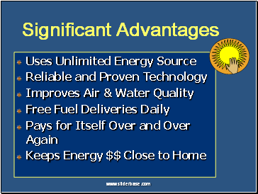 Significant Advantages