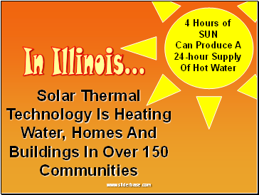 Solar Thermal Technology Is Heating Water, Homes And Buildings In Over 150 Communities