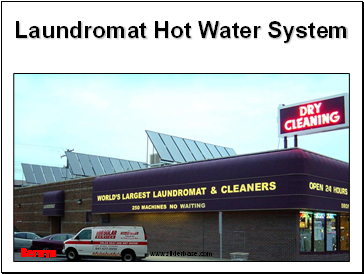 Laundromat Hot Water System