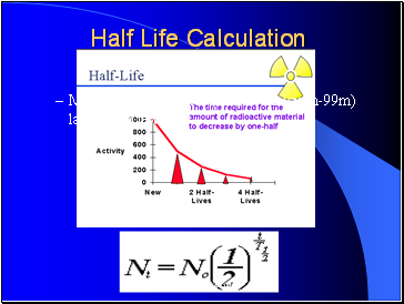 Half Life Calculation