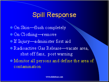 Spill Response