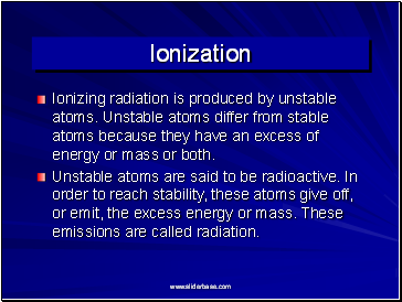 Ionization