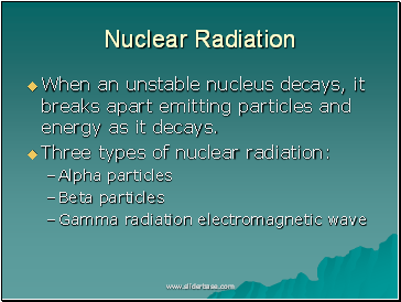 Nuclear Radiation