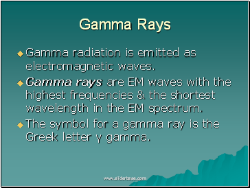 Gamma Rays