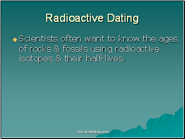 Radioactive Dating