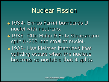 Nuclear Fission