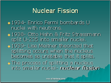 Nuclear Fission