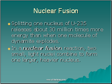 Nuclear Fusion