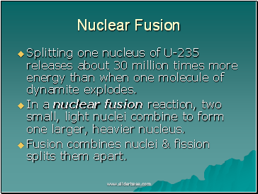 Nuclear Fusion