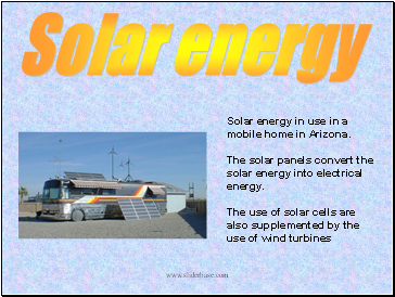 Solar energy