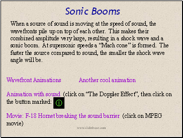 Sonic Booms