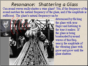 Resonance: Shattering a Glass