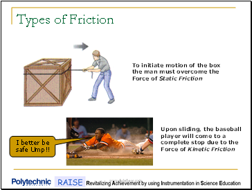 Types of Friction
