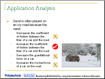 Application Analysis