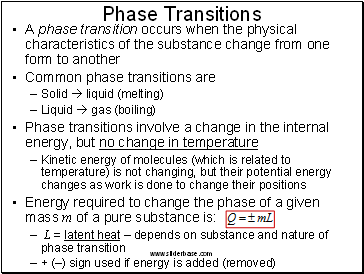 Phase Transitions