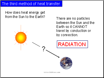 The third method of heat transfer