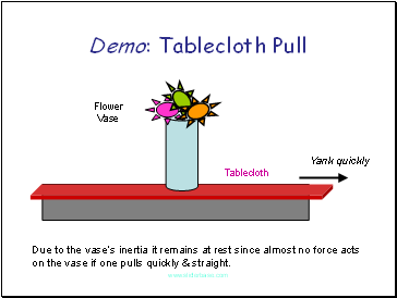 Demo: Tablecloth Pull