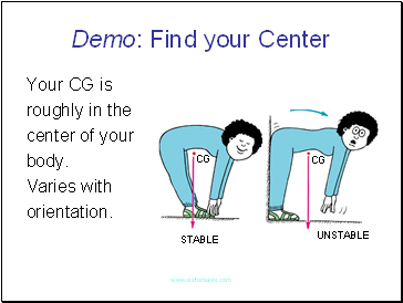 Demo: Find your Center
