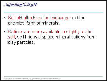 Adjusting Soil pH