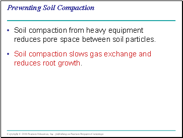 Preventing Soil Compaction