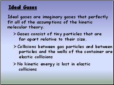 Ideal Gases