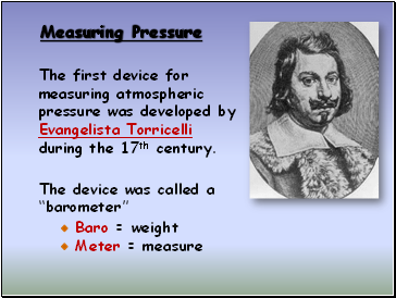 Measuring Pressure