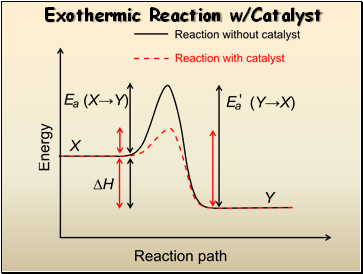 Exothermic Reaction w/Catalyst