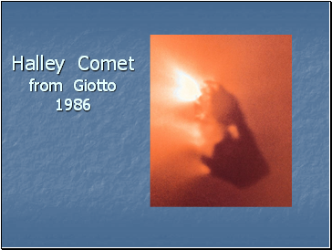 Halley Comet from Giotto 1986
