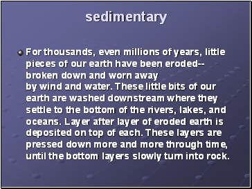 Sedimentary