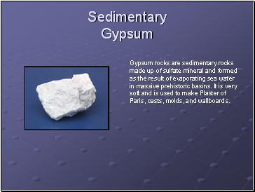 Sedimentary Gypsum