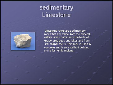 Sedimentary Limestone