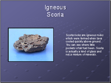 Igneous Scoria