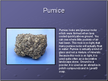 Pumice