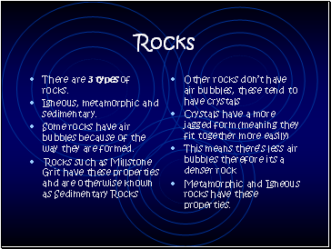 Rocks